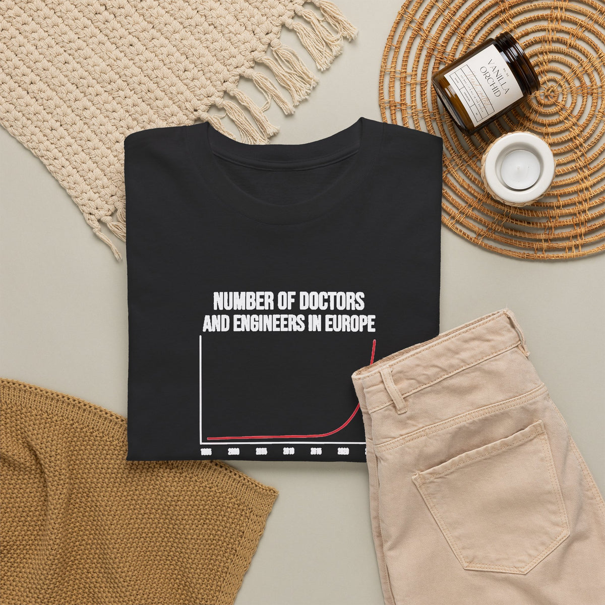 Number of Doctors and Engineers in Europe, Politics T-Shirt