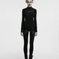 Punk Rave Morrigan Bat Chain Goth Top In Black