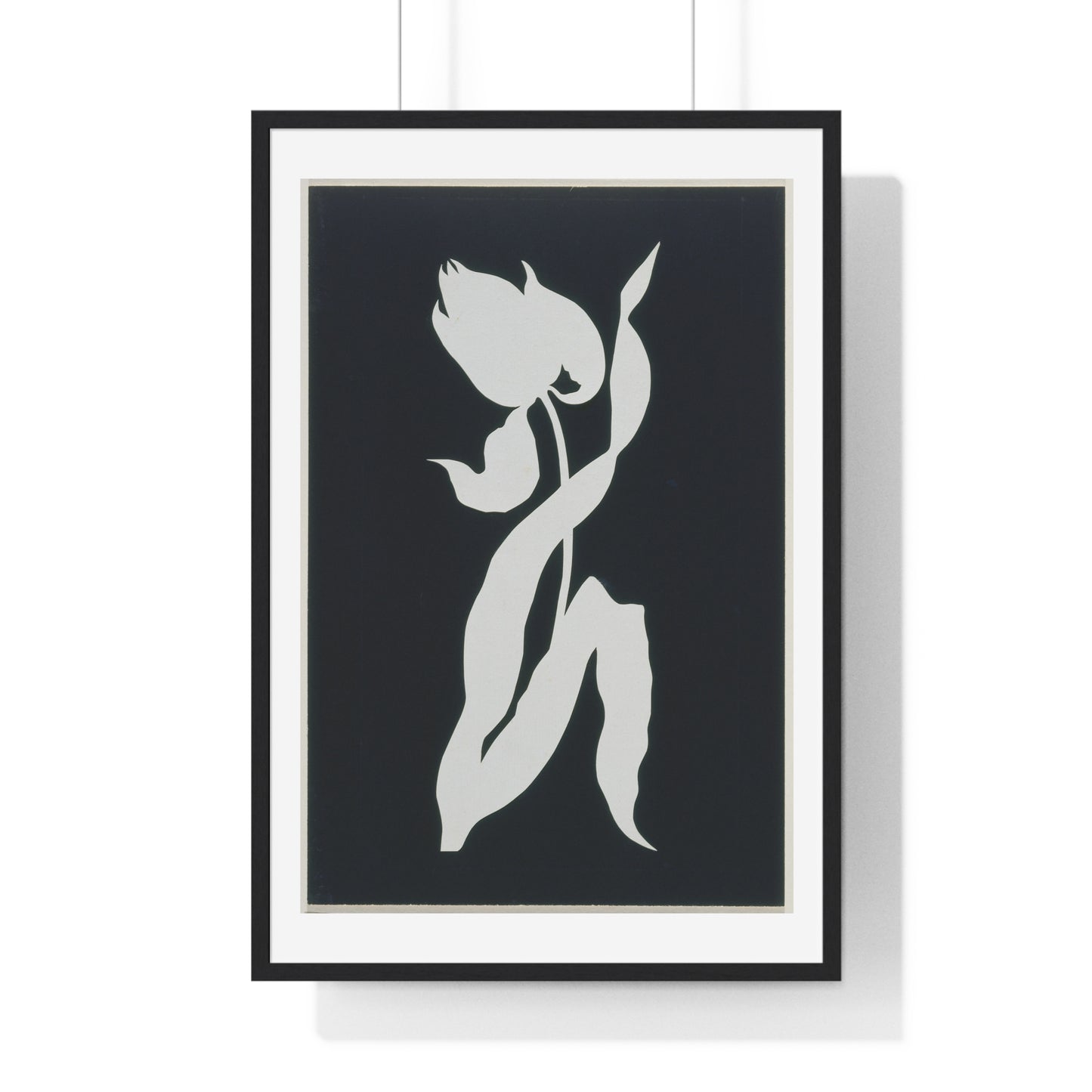 Tulip, Null by Philipp Otto Runge, from the Original, Framed Art Print