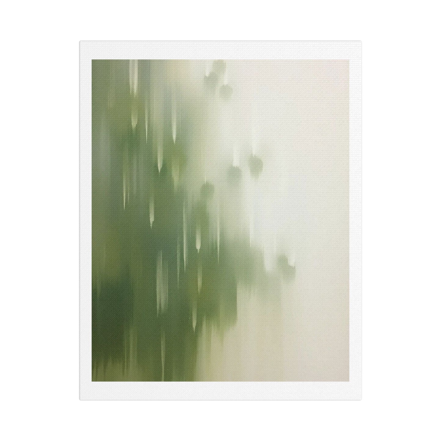 Faded Pastel Abstract Decor Art 'Designed by AI' Print on Canvas