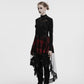 Punk Rave Morrigan Mesh Plaid High-Low Skirt