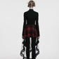 Punk Rave Morrigan Mesh Plaid High-Low Skirt