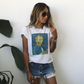 Women's Van Gogh Oil Painting T-Shirt