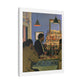 Café Art IV, Print on Satin Canvas, Stretched