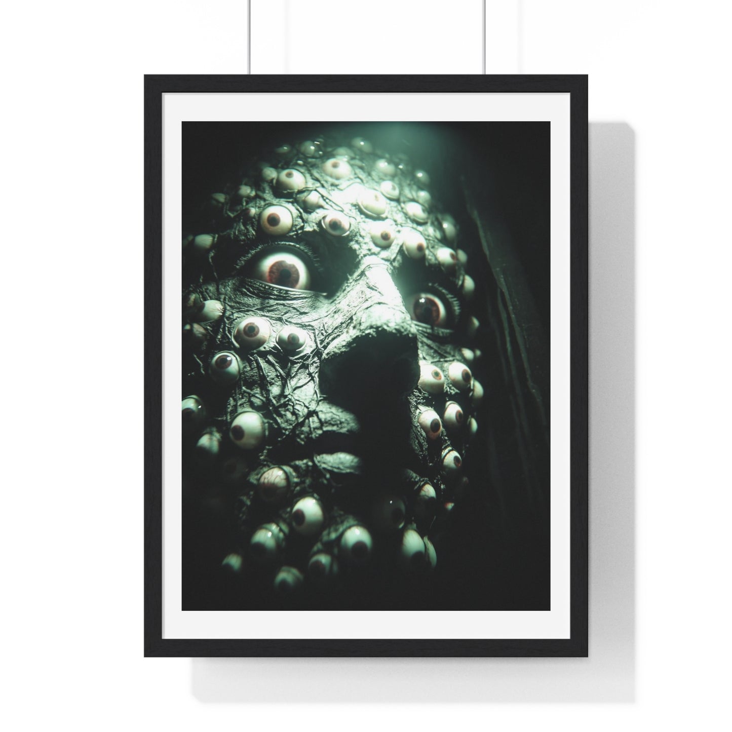 Reality is in the Eye of the Beholder, Photorealistic Art 'Designed by AI' Framed Print
