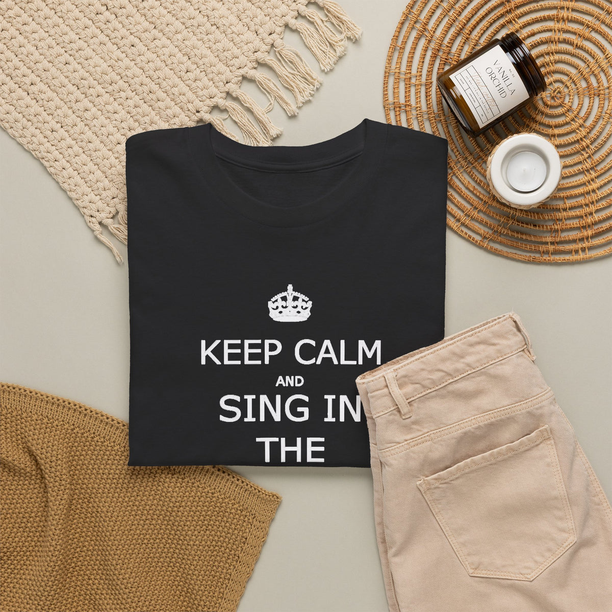 Keep Calm and Sing in the Shower T-Shirt