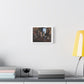 Eclectic Vintage Dressing Table 'Designed by AI' Art Print on Canvas