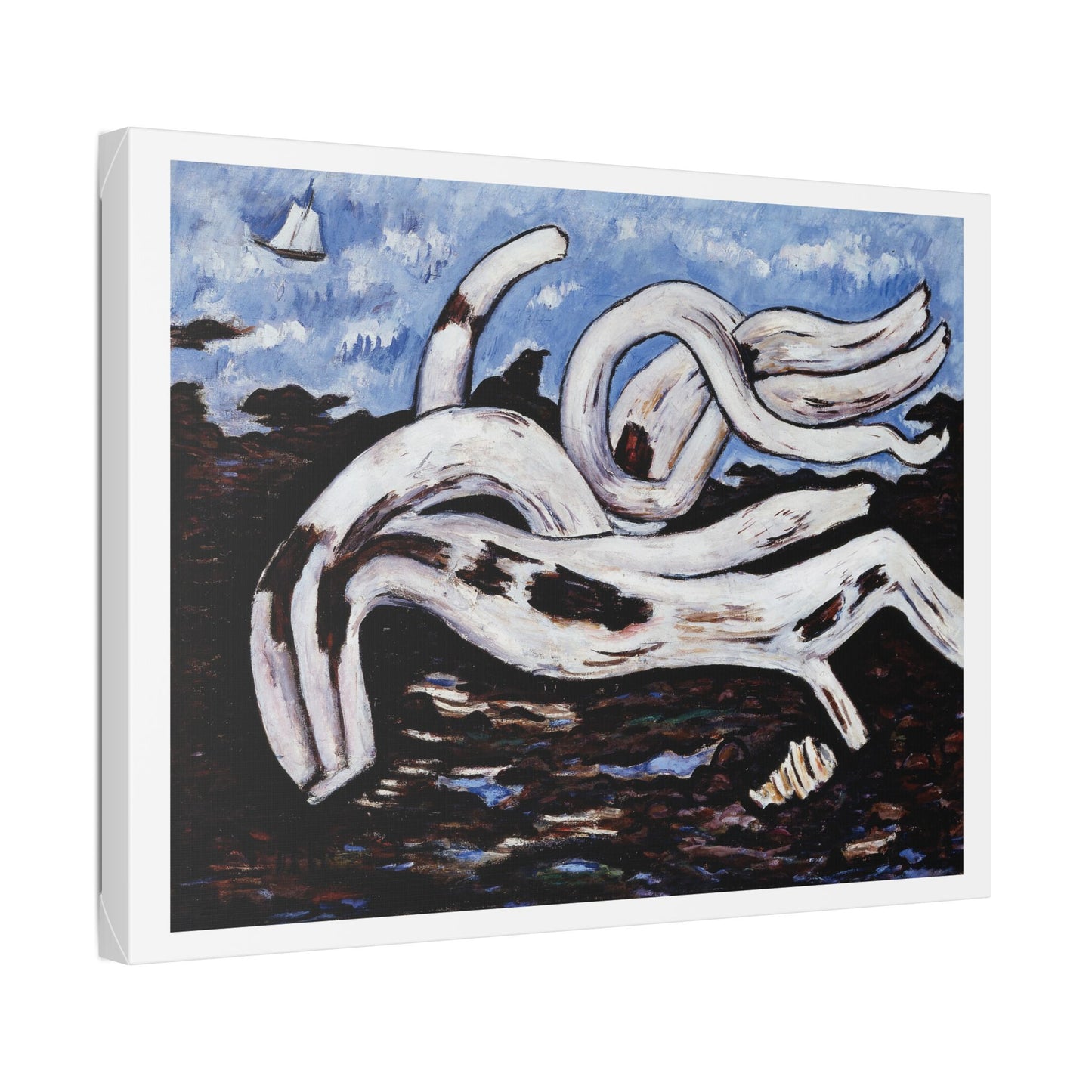 Driftwood on the Bagaduce (1939-1940) by Marsden Hartley, from the Original, Canvas Art Print