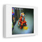 CCTV Footage of Tiger From Cheetos Commercial Pooping Cheetos 'Designed by AI' Art Print on Canvas