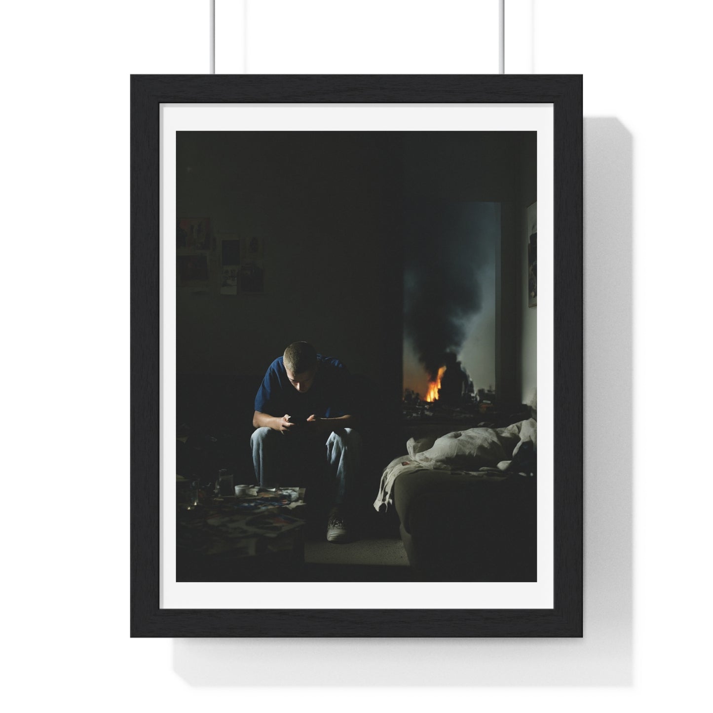 Raw Art II 'Designed by AI' Framed Art Print