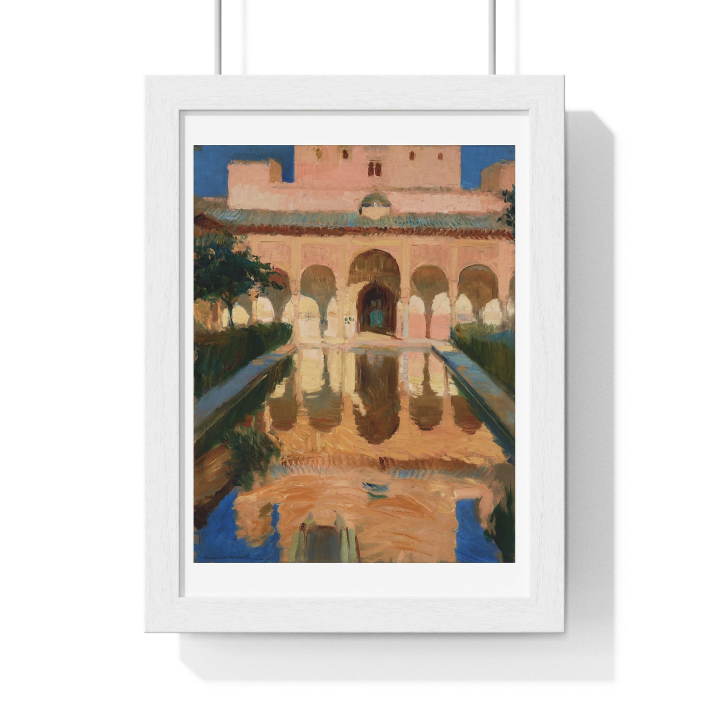 Hall of the Ambassadors, Alhambra, Granada (1909) by Joaquín Sorolla y Bastida, from the Original, Framed Print