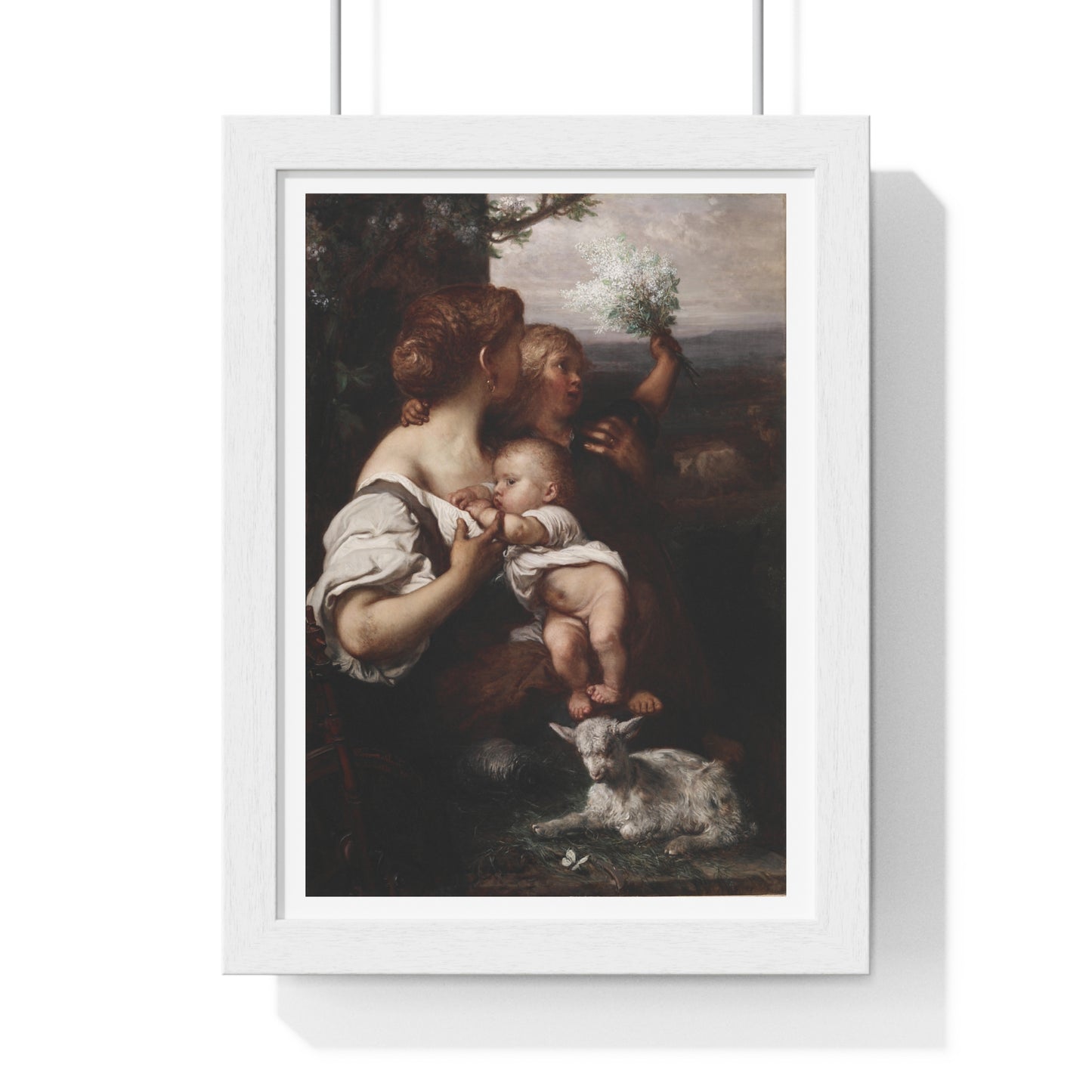 Peace (1872) by Louis Gallait, from the Original, Framed Art Print