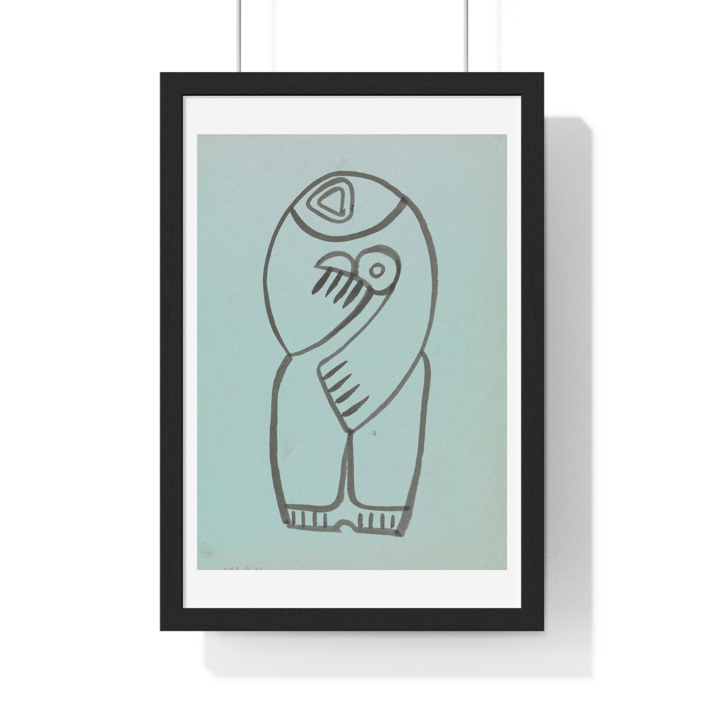 Study for a Mother and Child Grouping, from the Original, Wooden Framed Print