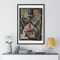 Man's Face by Arnold Peter Weisz Kubínčan (1927) from the Original, Framed Art Print