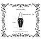 Dark in Love Quinn Mystic Horn Goth Coffin Bag