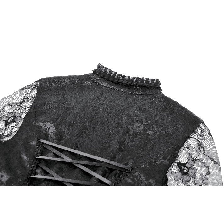 Dark in Love Odessa Gothic Classic Heart-Shaped Hollow-Out Tailcoat