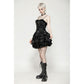 Dark in Love Harriet Punk Shiny Faux Leather Layered Dress