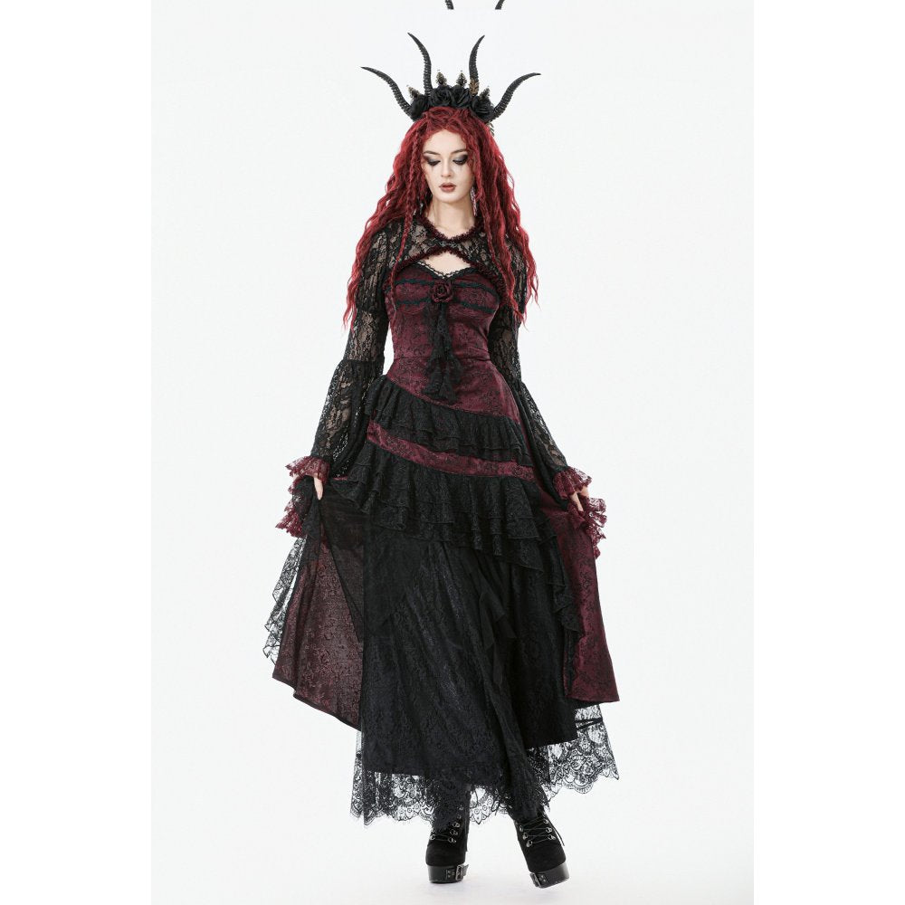 Dark in Love Belladonna Velvet Lace Dress