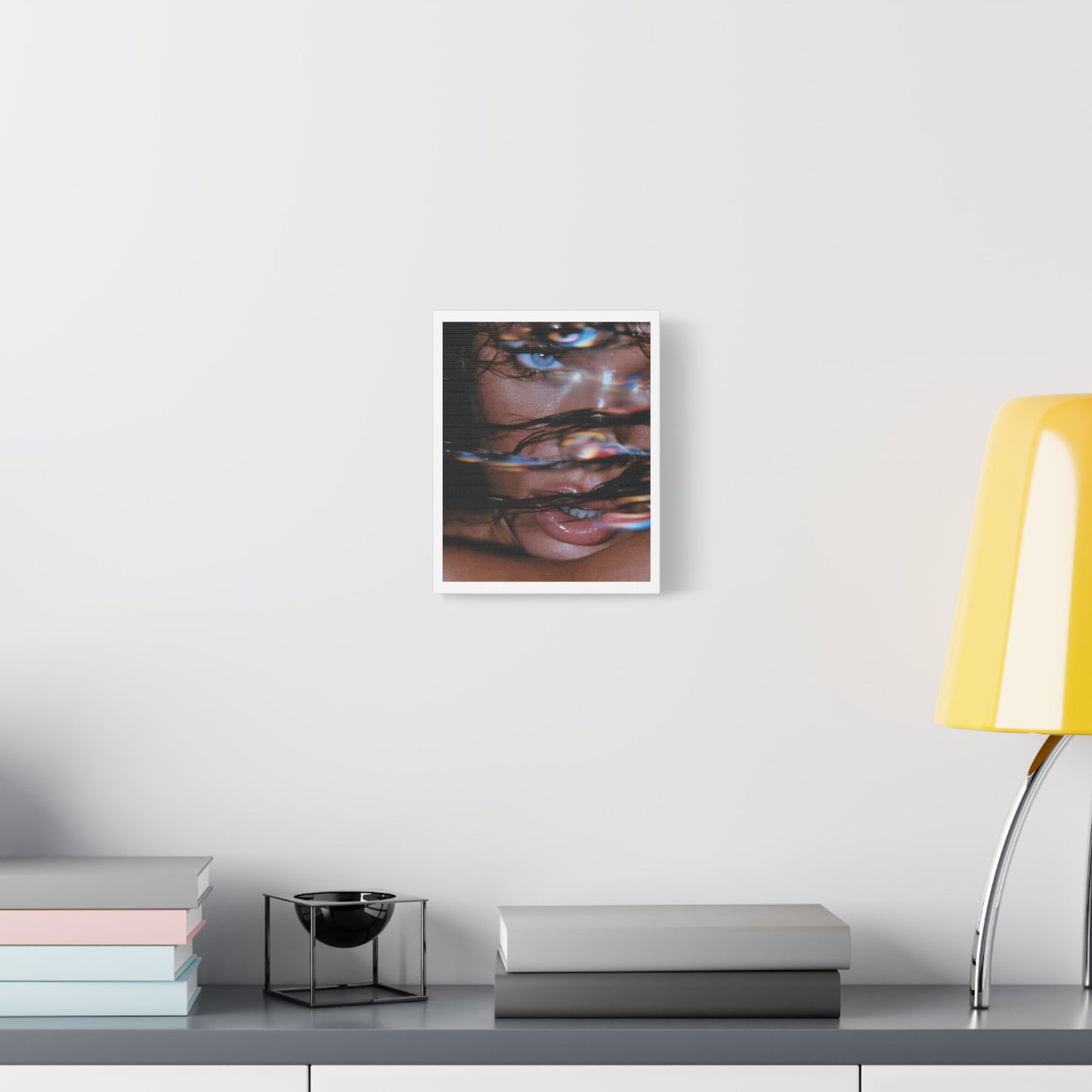 Glitch in the Matrix, Fashion Art Print on Canvas, Stretched