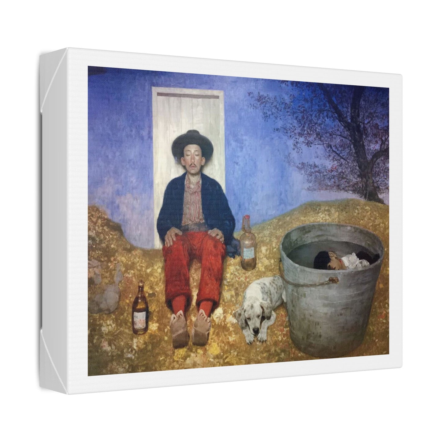 How the West Was Won 'Designed by AI' Canvas Art Print