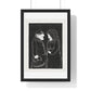 Fantastical Man and Woman 'Fantasie Man en Vrouw' (1929) by Samuel Jessurun de Mesquita, from the Original, Framed Art Print