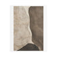 Travertine and Taupe Monoliths, Decor Art Print on Satin Canvas, Stretched