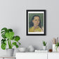 Portrait of a Woman (1920) by Arnold Peter Weisz Kubínčan, from the Original, Framed Art Print