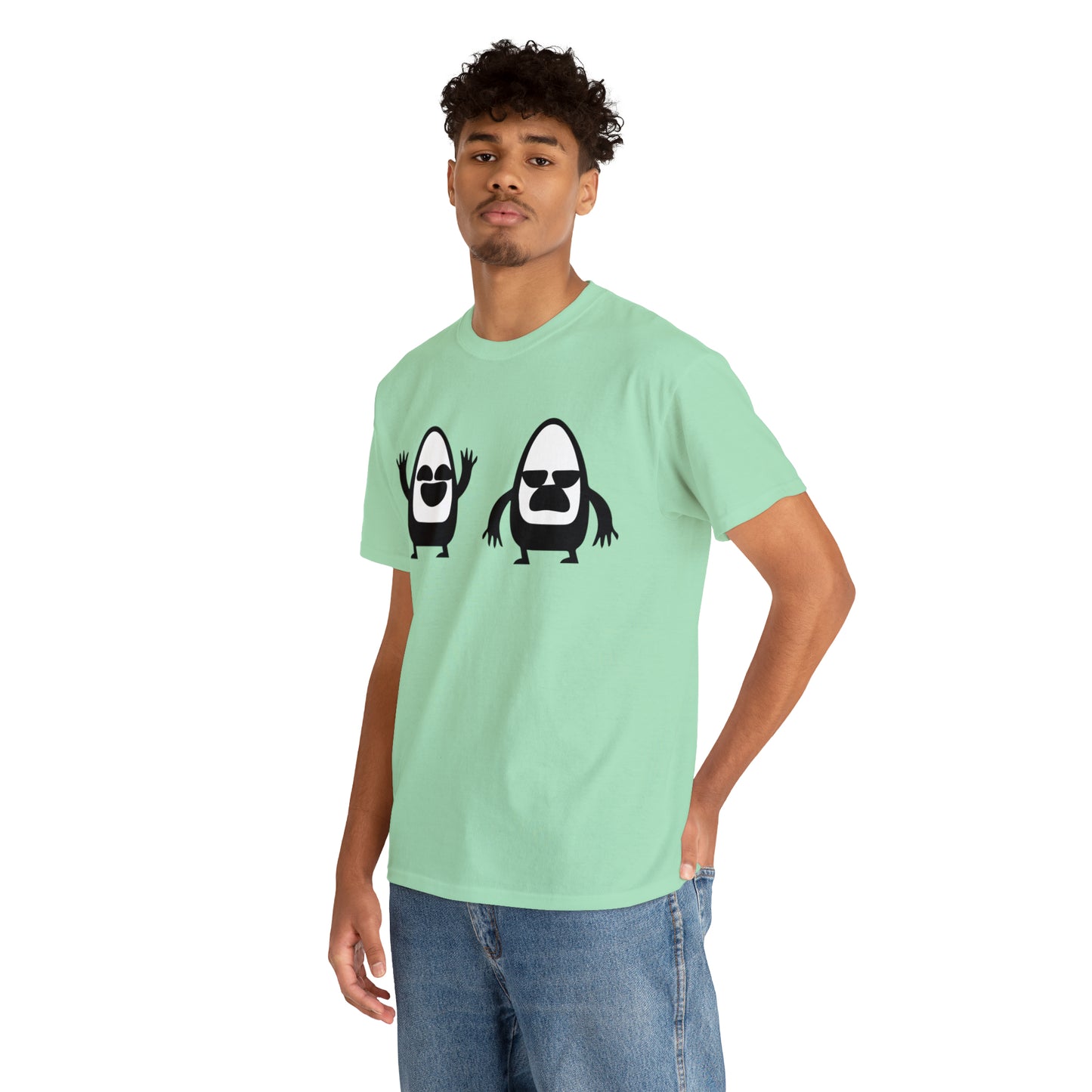 Egg Head Men Design T-Shirt