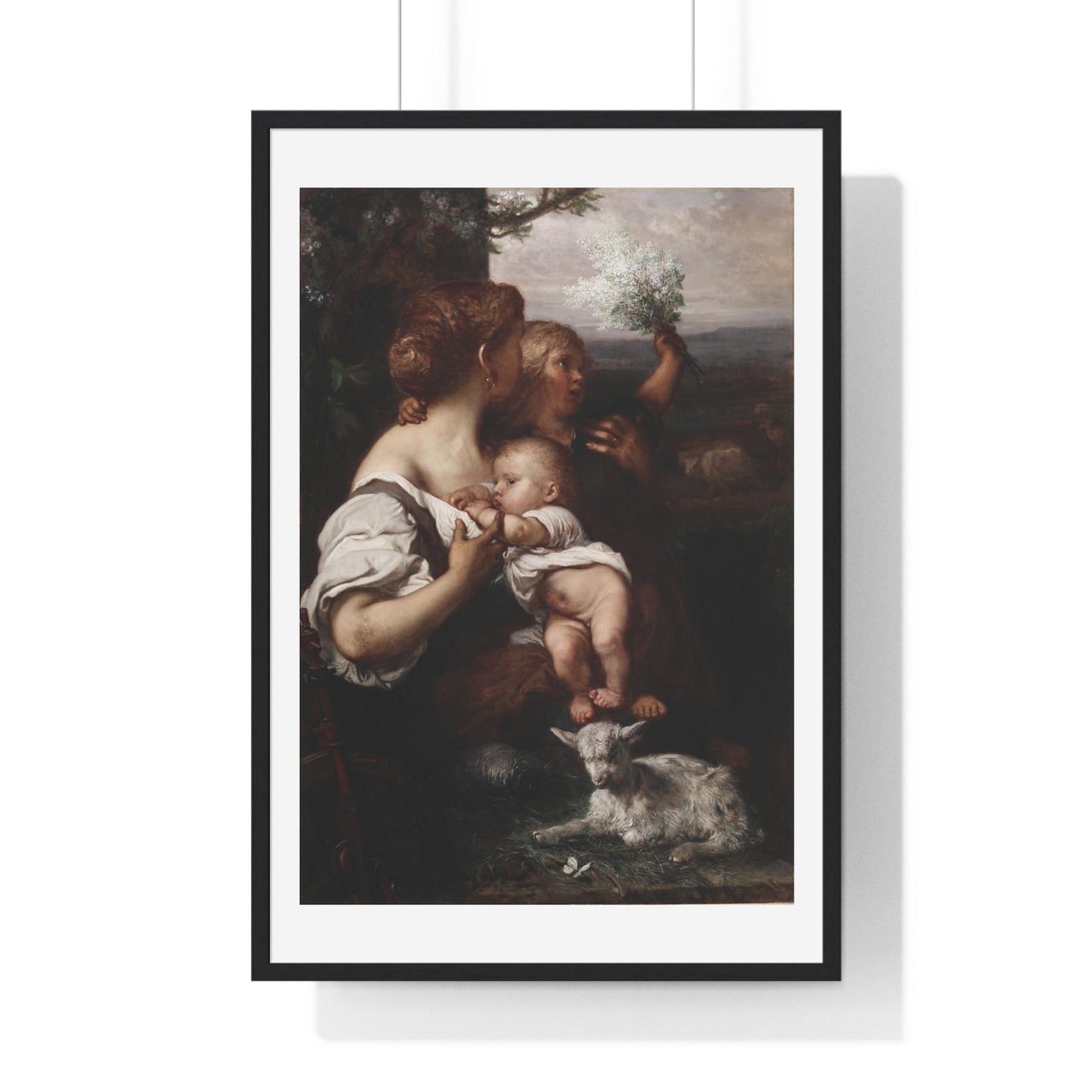 Peace (1872) by Louis Gallait, from the Original, Framed Art Print