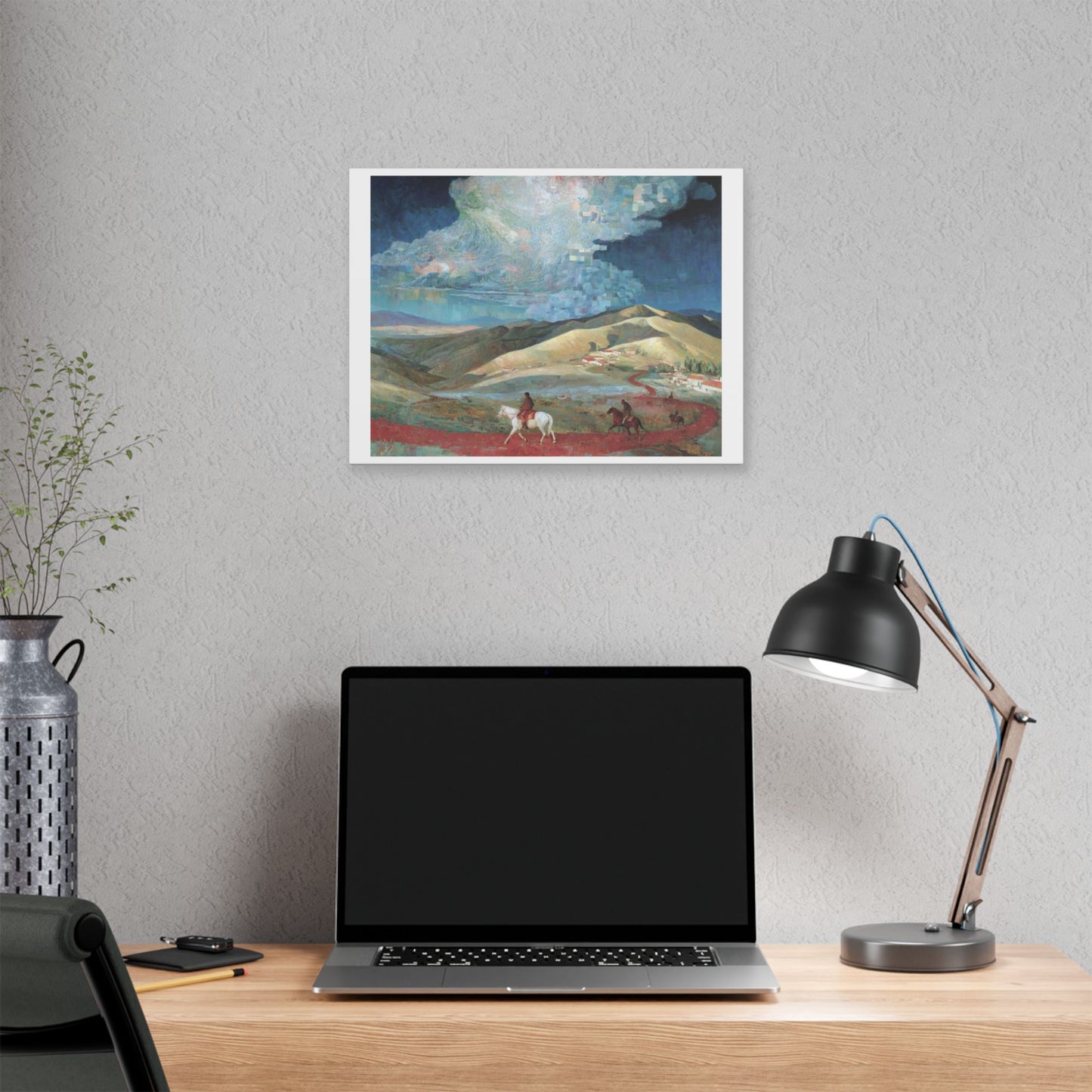 How the West Was Won II 'Designed by AI' Canvas Art Print