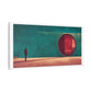 Man Entering Portal, Abstract, Large Canvas Art Print