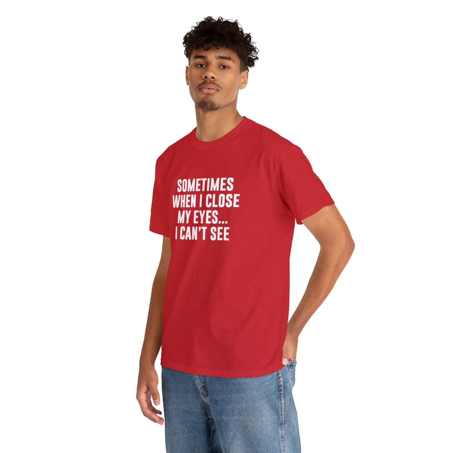 Sometimes When I Close My Eyes Sarcastic T-Shirt