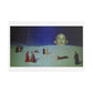What's That Coming Over the Hill? 19th Century Pastel Art 'Designed by AI' Print on Canvas