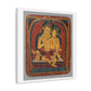 Initiation Card 'Tsakali' Akashagarbha (circa 1420), Tibet, Art Print from the Original on Canvas