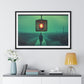 Cinematic Dystopia, Photographic Art 'Designed by AI' Framed Print