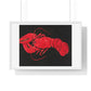 Lobster on Black Background (1940–1941) by Marsden Hartley, from the Original, Framed Art Print