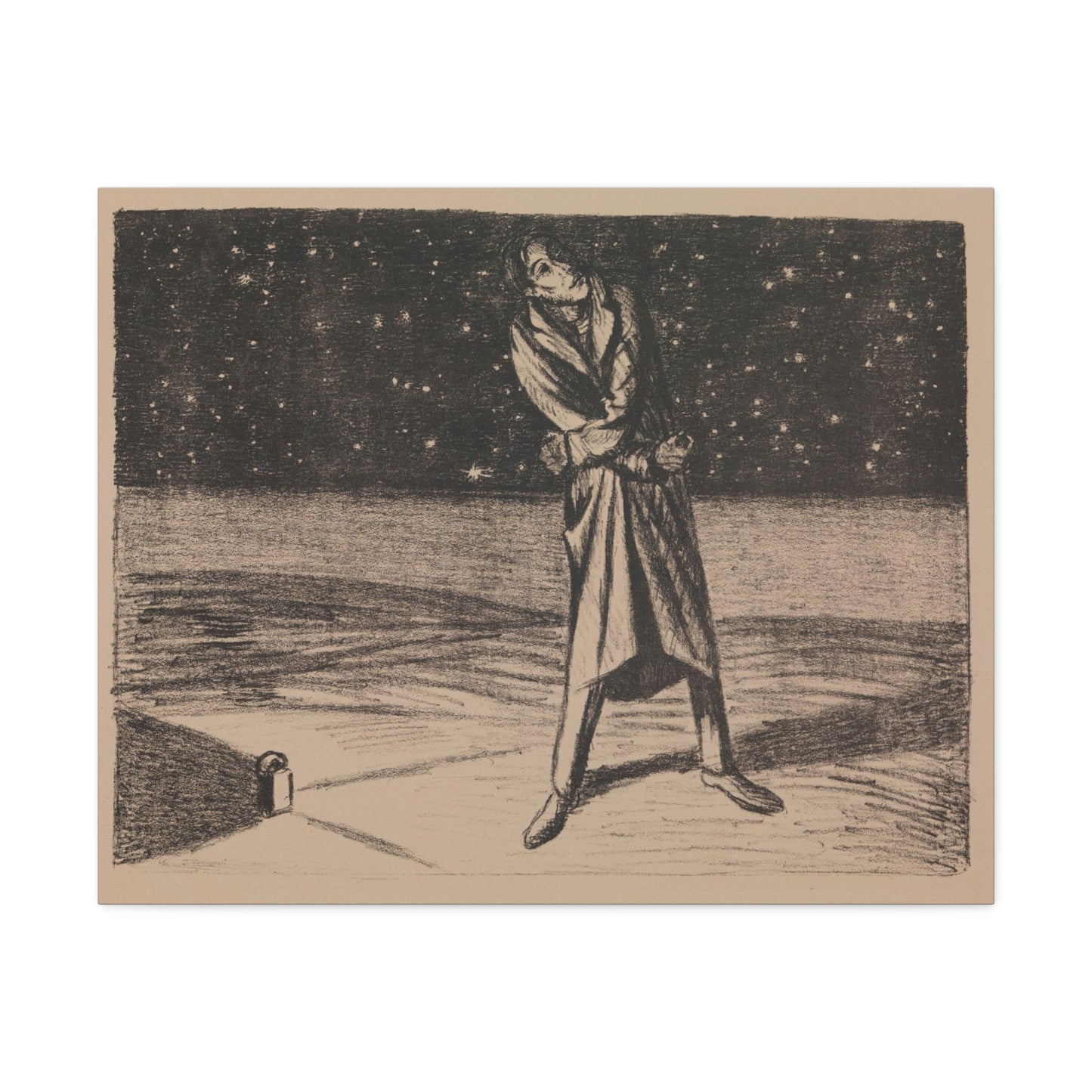 Star Dance by Ernst Barlach, Art Print from the Original on Canvas