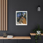 Café Art, Print on Satin Canvas, Stretched