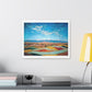 American Autumn Landscape, Pastel Art 'Designed by AI' Canvas Art Print