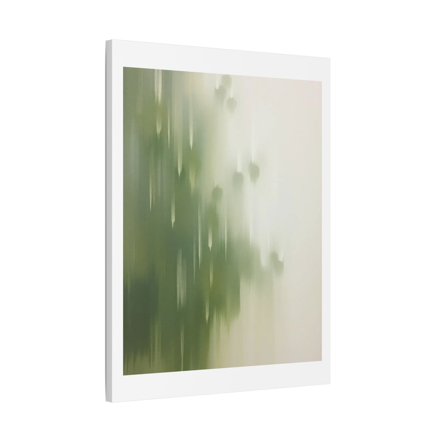 Faded Pastel Abstract Decor Art 'Designed by AI' Print on Canvas