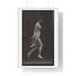 Woman Skipping, Collotype after Eadweard Muybridge (1887) from the Original, Wooden Framed Print