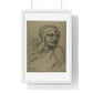 Half-Length Figure (1780–1799) by Michelangelo Buonarroti, from the Original, Framed Art Print