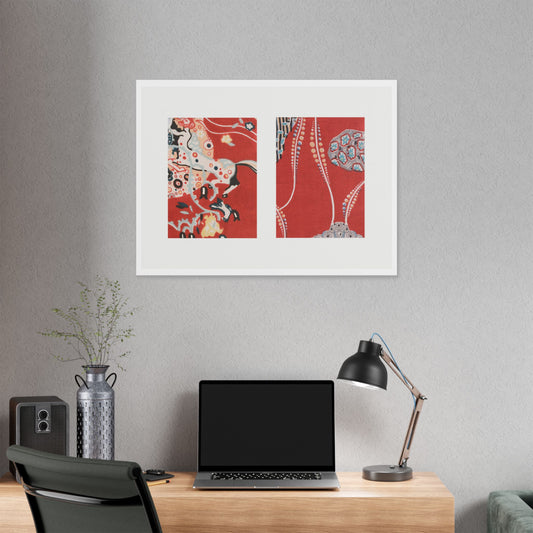 Textile Sample (circa 1920) by Gustav Klimt, from the Original, Canvas Art Print