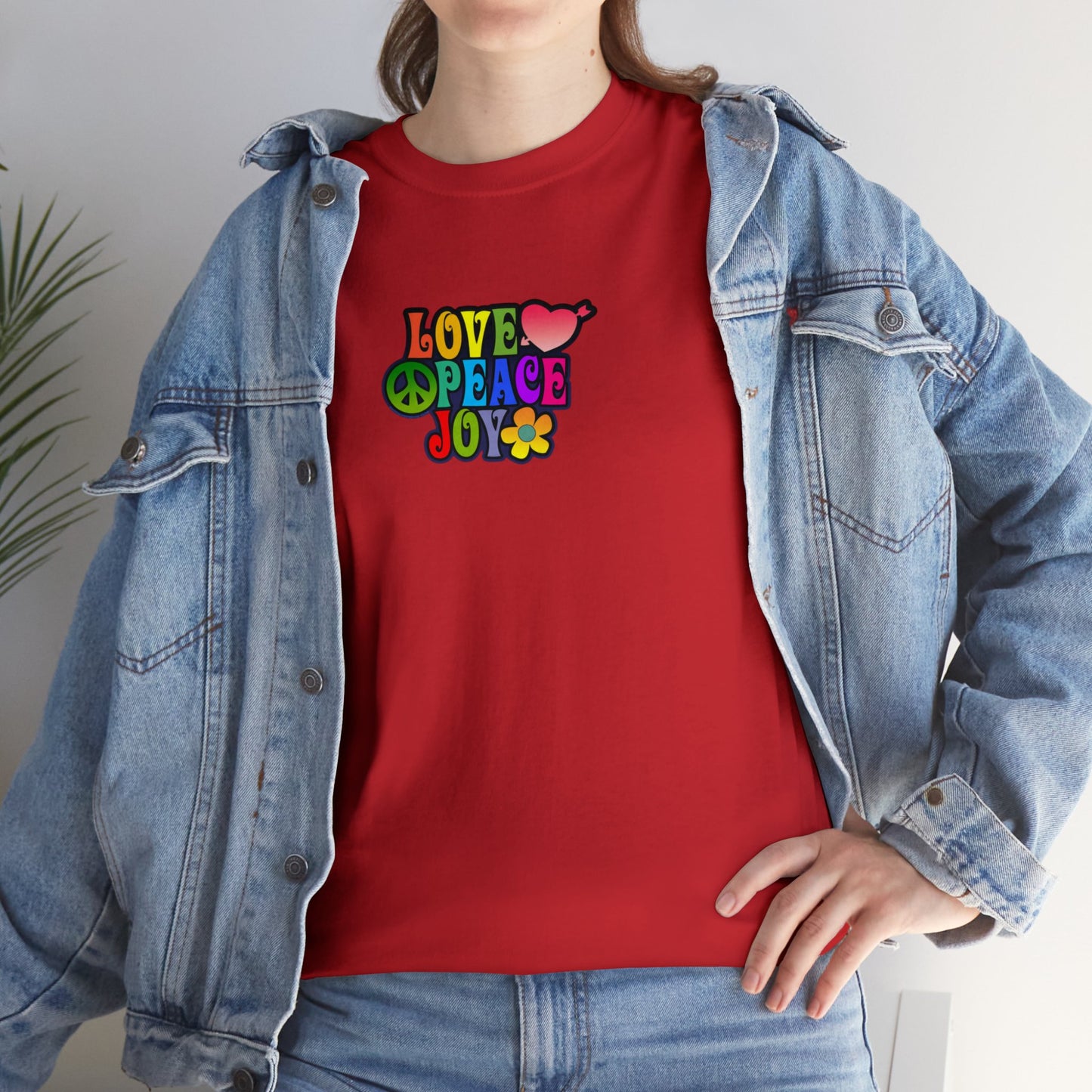 Love and Peace and Joy Psychedelic T-Shirt