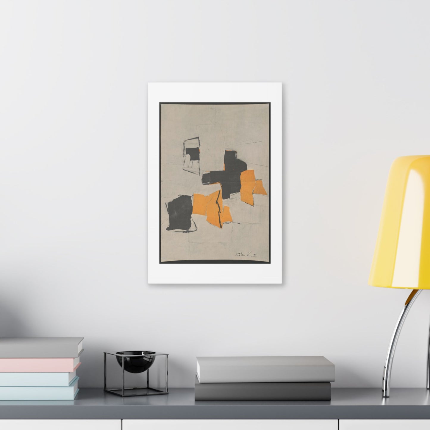 Exhibit (1958) by Esteban Vicente, from the Original, Canvas Art Print