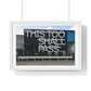 Mural Art 'This Too Shall Pass' in the Wynwood Neighbourhood of Miami, Florida, Framed Print