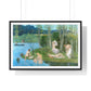 Summer (1891) by Pierre Puvis de Chavannes, from the Original, Framed Art Print