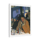 Café Art, Print on Satin Canvas, Stretched