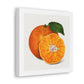 Delicious Orange Tangerine Illustration, Artist Unknown, Art Print on Canvas