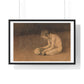 Boy with Skull (1893) by Magnus Enckell, from the Original, Framed Print